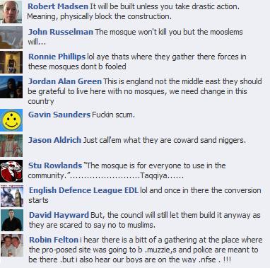 EDL on Blackpool mosque