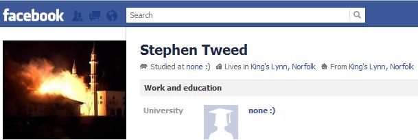 Stephen Tweed Facebook
