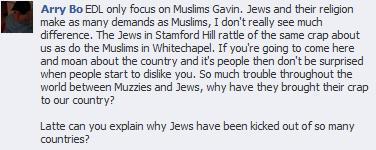 Andy Hughes on Muslims and Jews