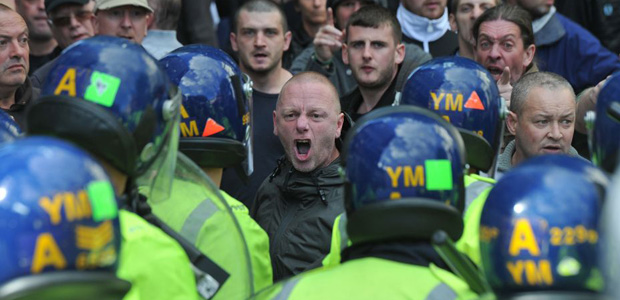 EDL Walsall protest (4)