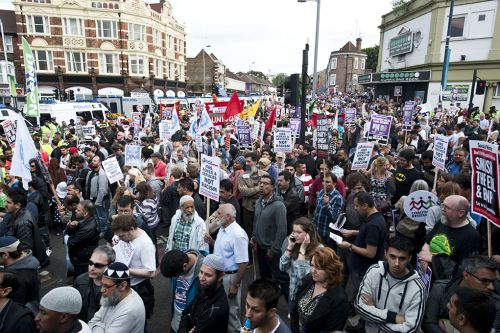 Walthamstow anti-EDL demonstration