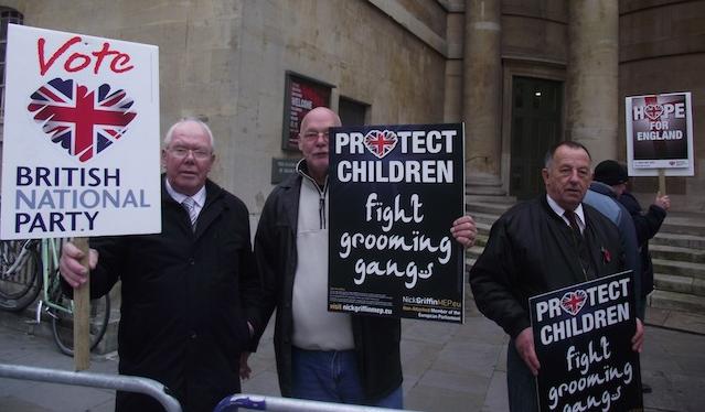 BNP protest at Broadcasting House