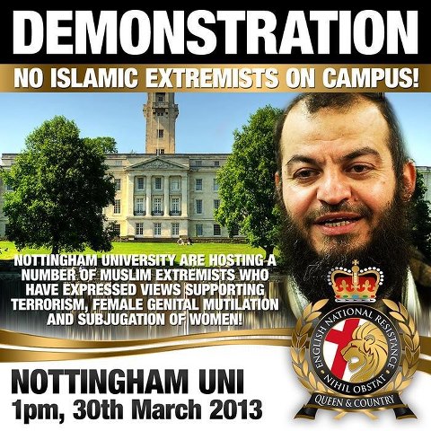 ENR Nottingham University protest