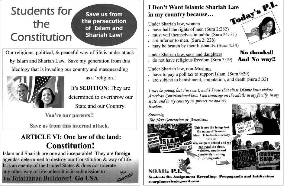 Florida anti-Islam posters