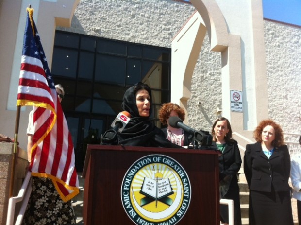 Ghazala Hayat at press conference
