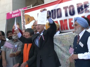 Jerry Brown at Sikh rally
