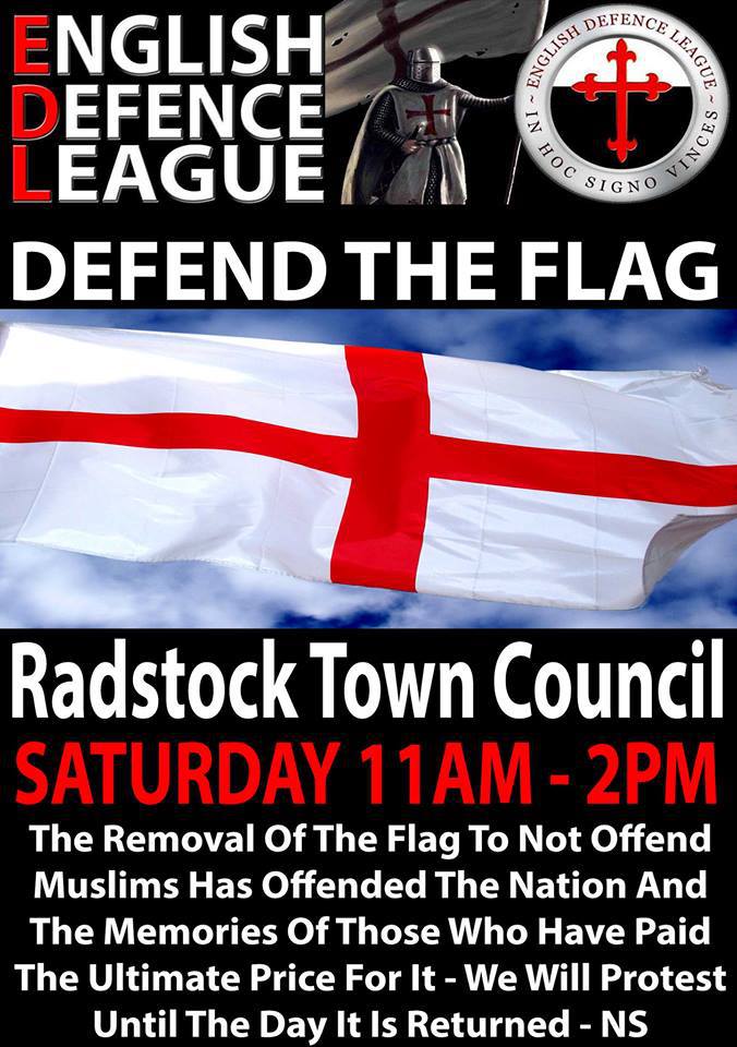 EDL Radstock protest