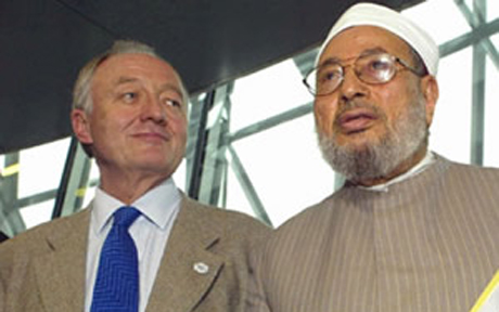 Ken with Qaradawi