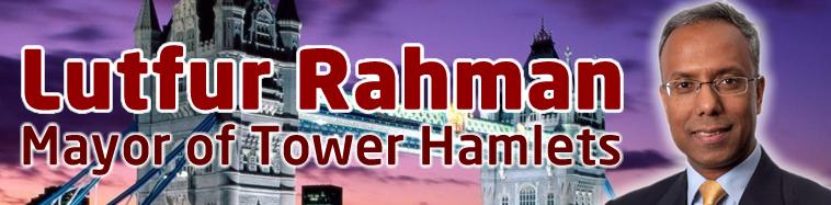 Lutfur Rahman banner