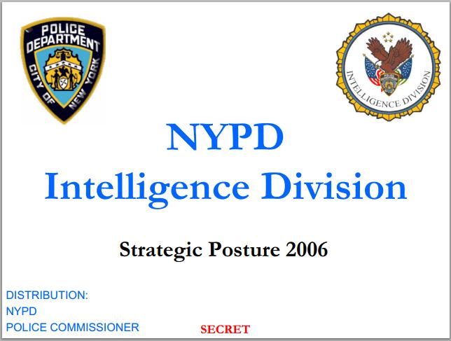 NYPD Intelligence Division document