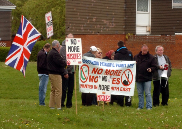 Sunderland anti-mosque protest June 2013