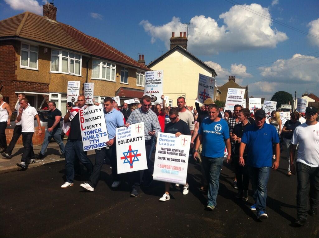 EDL protest Luton August 2013 (2)