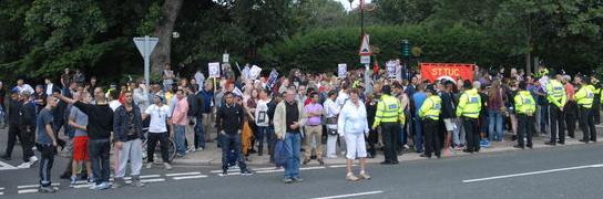 South Shields anti-fascist counter-demonstration
