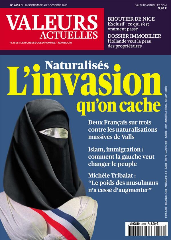 Valeurs actuelles cover