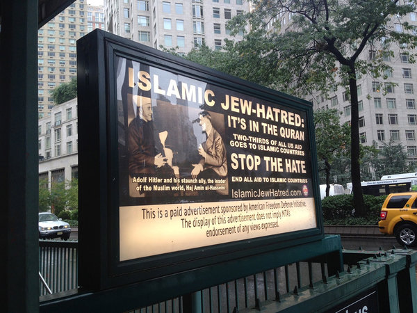 AFDI Islamic Jew Hatred ad