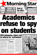 Academics refuse to spy
