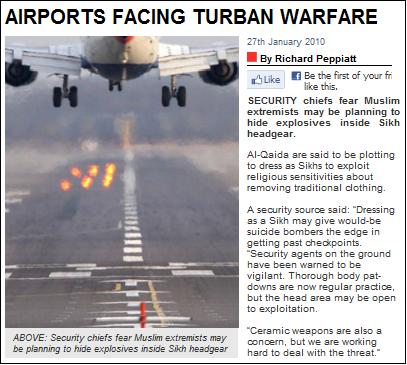 Airports facing turban warfare Daily Star