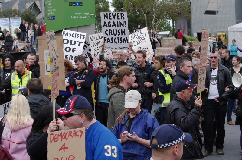 Anti-ADL protest Melbourne