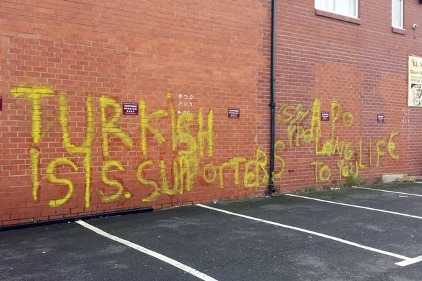 Anti-ISIS graffiti Newcastle