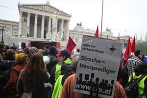 Anti-Strache protest