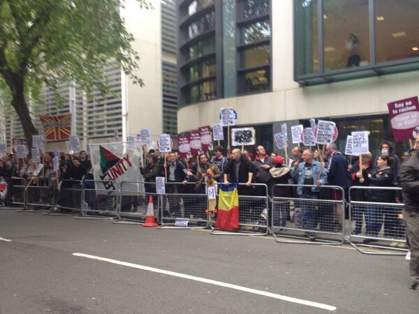 Anti-UKIP protest