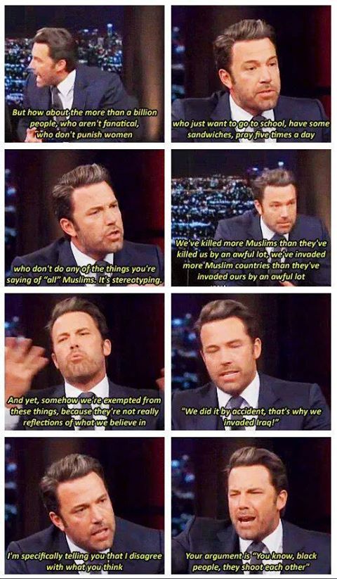 Ben Affleck defends Muslims