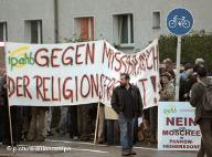 Berlin mosque protest