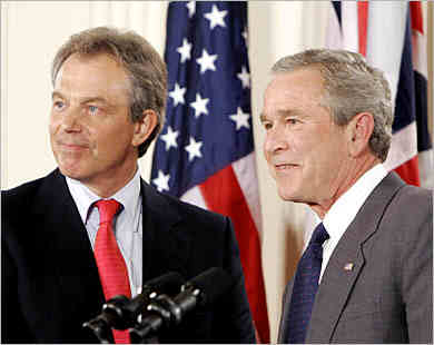 Blair with Bush
