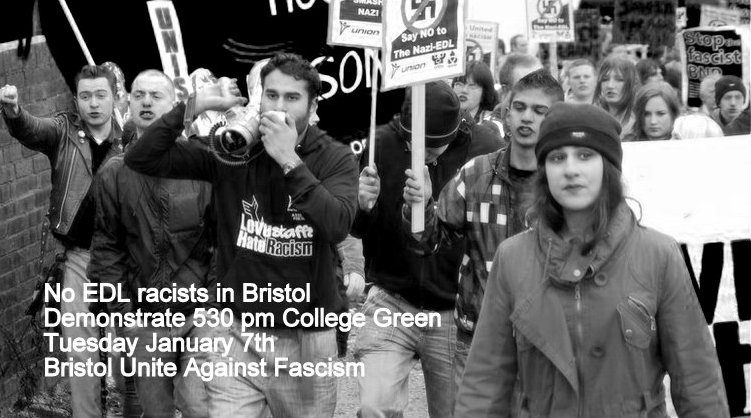 Bristol UAF anti-EDL demonstration
