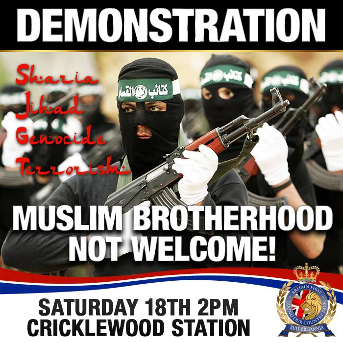 Britain First Cricklewood protest