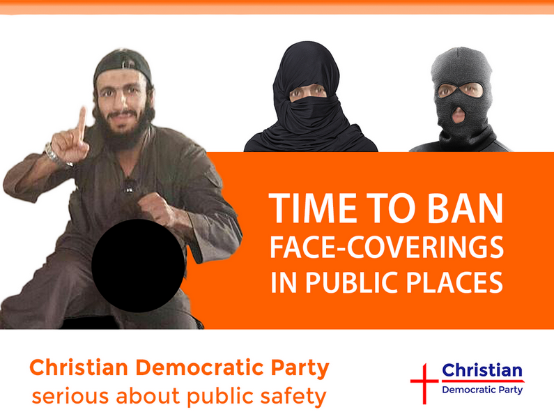 CDP ban face-coverings