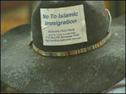 Camden protest hat