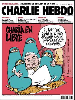 Charlie Hebdo Charia en Libye