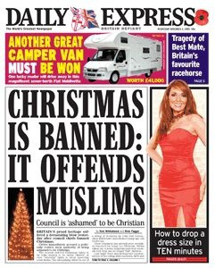 Christmas is banned