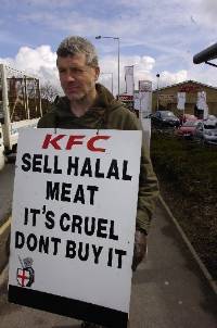 Colne KFC protest