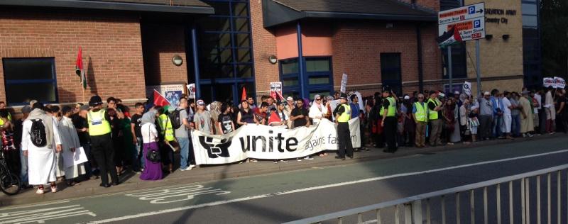 Coventry protest against Britain First