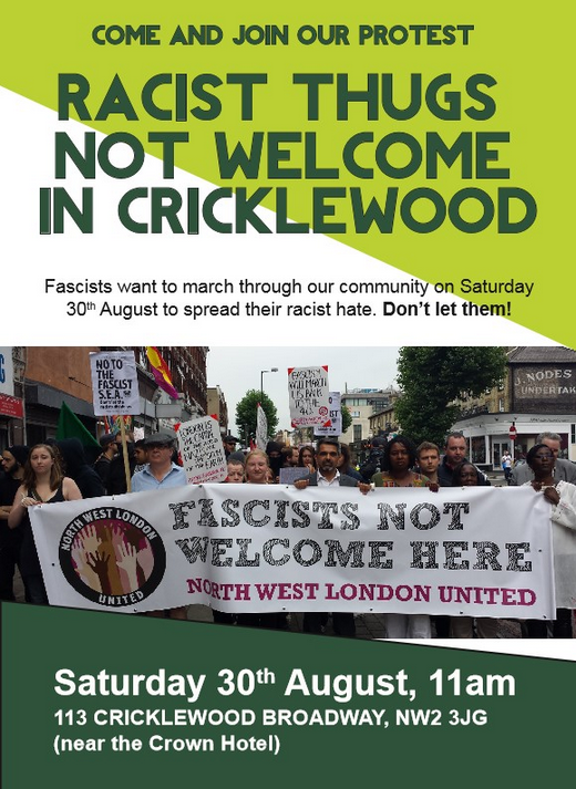 Cricklewood anti-SEA protest August 2014