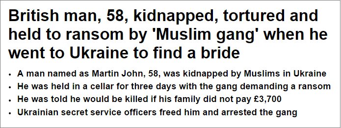 Daily Mail British man tortured by Muslim gang