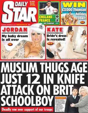 Daily Star Muslim Thugs