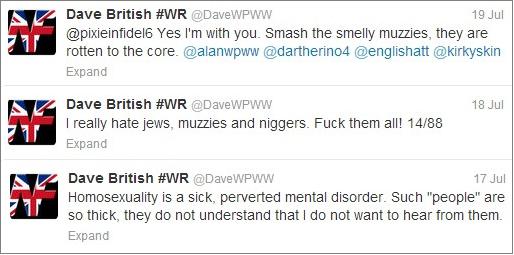David Child racist comments