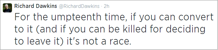 Dawkins on race