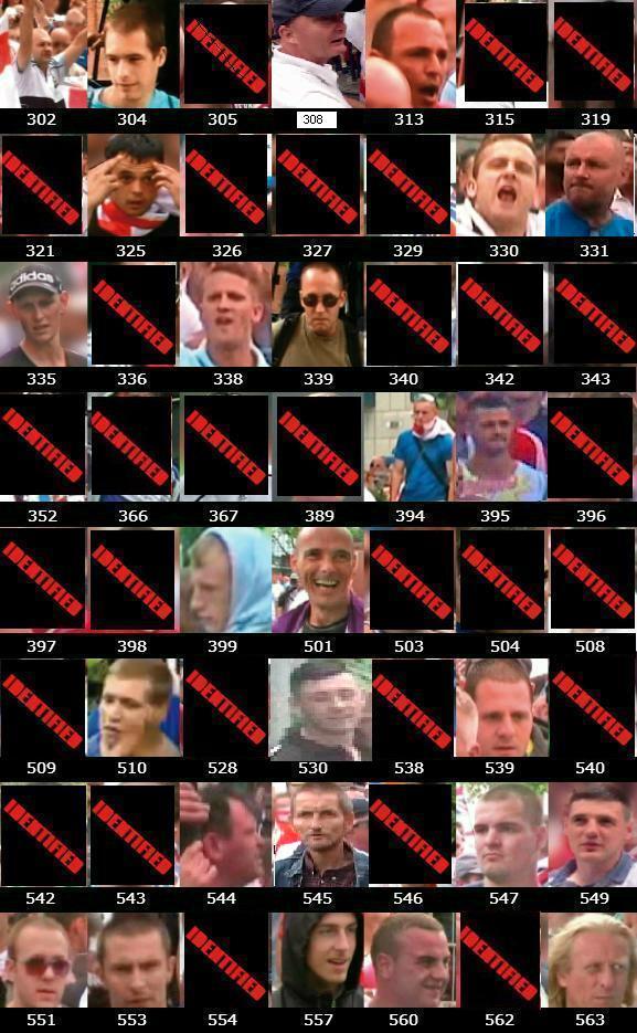 EDL Birmingham protest wanted list updated