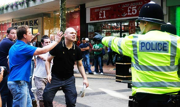 EDL Birmingham protest