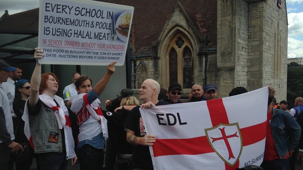 EDL Bournemouth August 2014