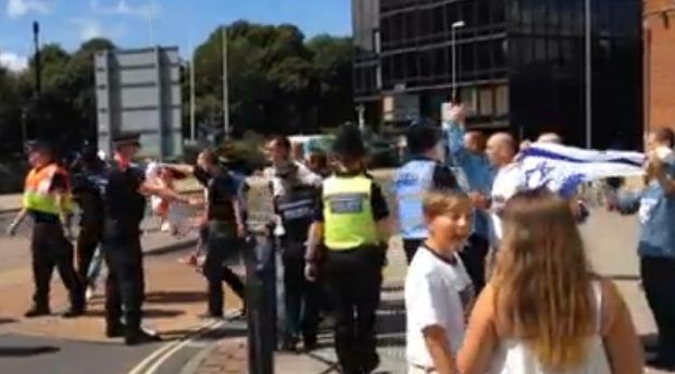 EDL Portsmouth Gaza protest