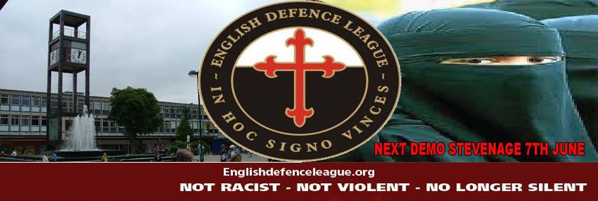 EDL Stevenage protest ad