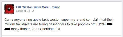 EDL Weston Super Mare Division Apple Taxis campaign