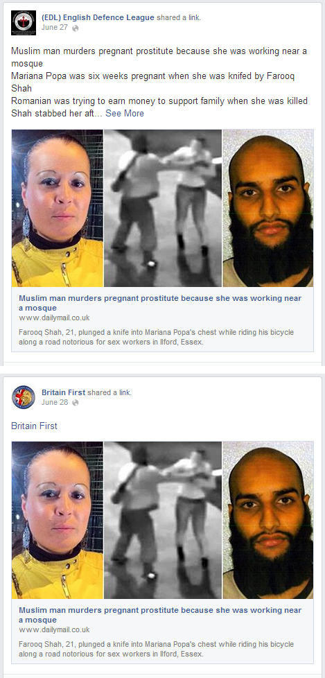 EDL and Britain First Farooq Shah