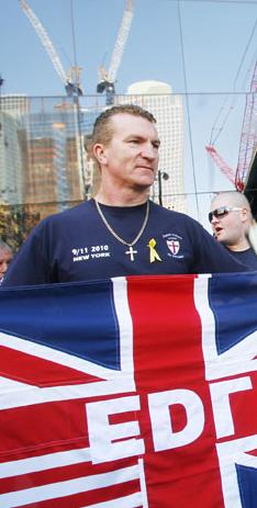 EDL at 9-11 protest