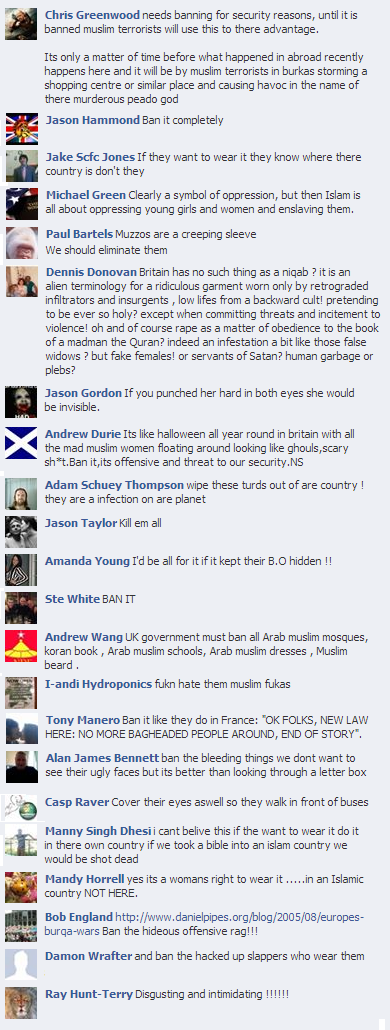 EDL comments on Channel 4 niqab reports